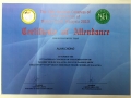 Certificate 13th National Congress of The Federation of Tailor's Guilds Malaysia 2013